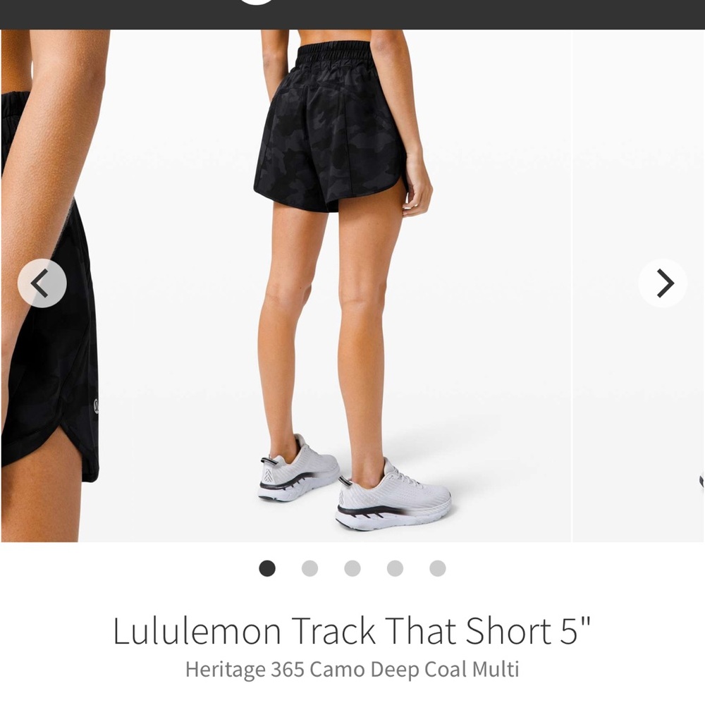 Lululemon track that shorts